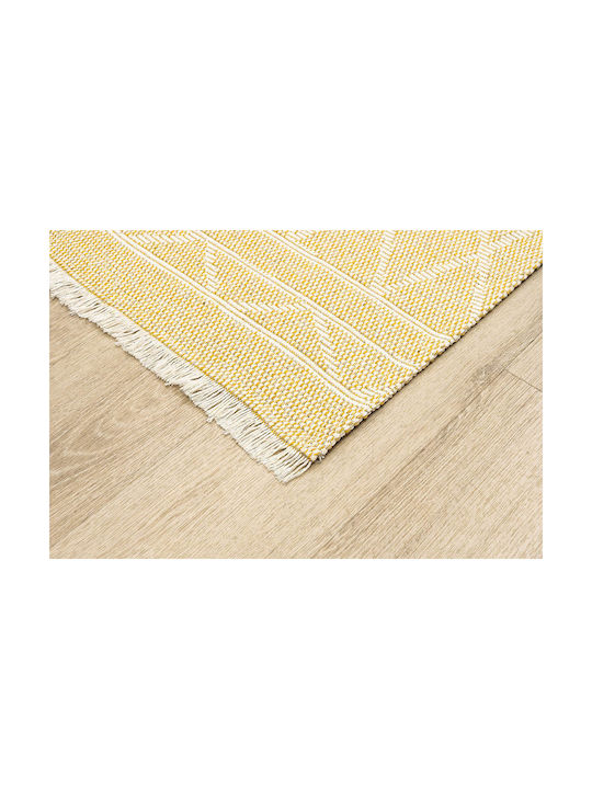 Newplan Kasbah 22074/616 Rug Rectangular Summer Cotton Yellow/cream