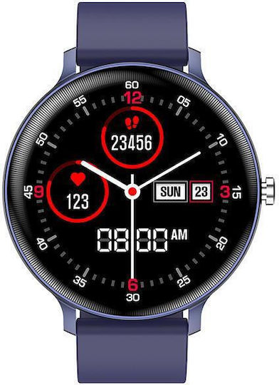 Tracer TW10 35mm Smartwatch with Heart Rate Monitor Navy Blue
