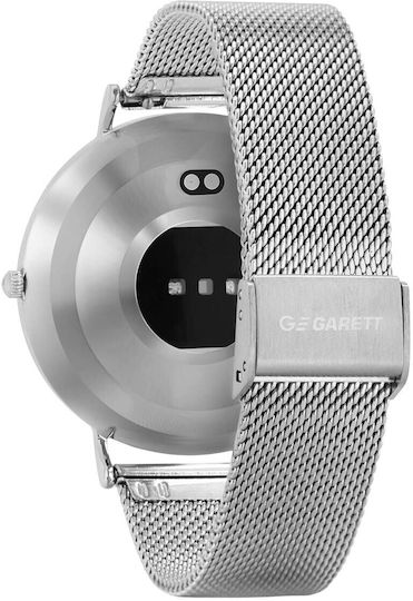 Garett Verona 50mm Smartwatch with Heart Rate Monitor (Silver)