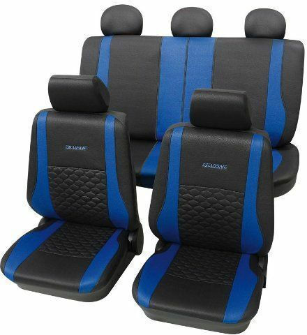 Petex Car Cover Set 17pcs Polyester Exclusive Blue