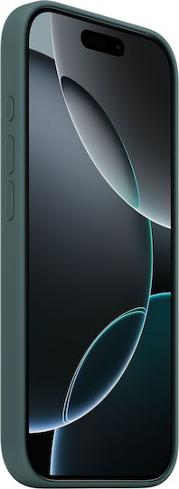Apple Silicone Case with MagSafe Back Cover Silicone 1.5mm Lake Green (iPhone 16 Pro)
