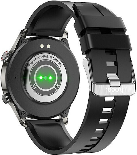 Hoco Y7 Pro Aluminium Smartwatch mit Pulsmesser (Gray)