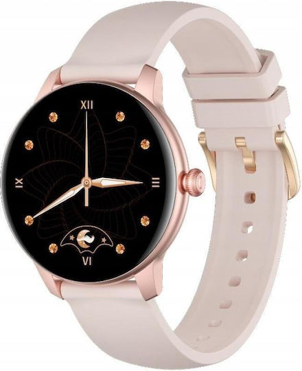 Oromed Oro Lady Active Smartwatch με Παλμογράφο (Ροζ)