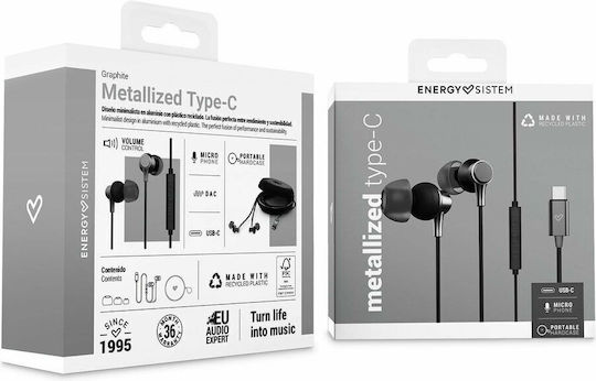 Energy Sistem 456741 In-Ear Freisprecheinrichtung Kopfhörer mit Stecker 3.5mm Schwarz