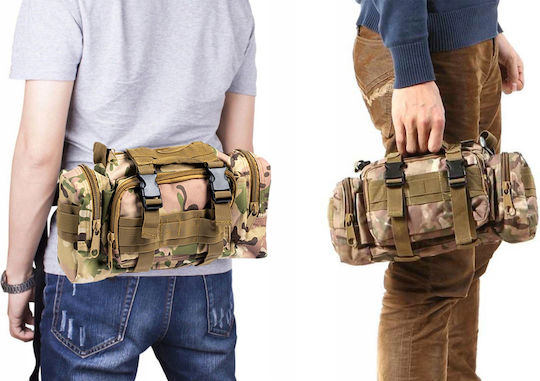 Military Backpack Hiking Waterproof Ultra-light 4 In 1 50 Liters Combat Camouflage Color