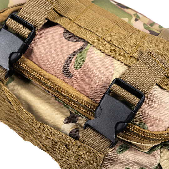 Military Backpack Hiking Waterproof Ultra-light 4 In 1 50 Liters Combat Camouflage Color