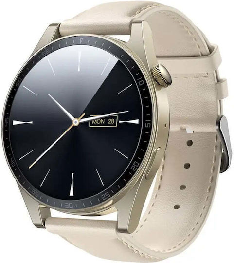 Joyroom Classic Series JR-FC2 47mm Wasserdicht Smartwatch mit Pulsmesser (Gold)
