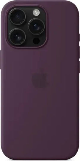 Apple Silicone Case with MagSafe Back Cover Silicone Plum (iPhone 16 Pro)