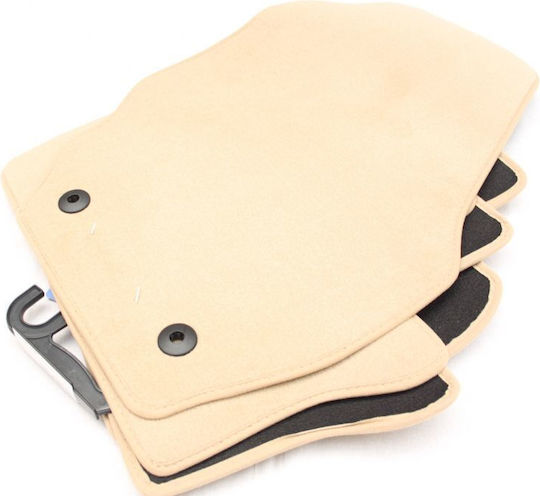 Petex Set of Front and Rear Mats 4pcs for Volvo S80 / V70 2006 Beige