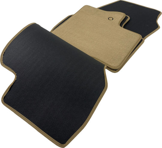 Petex Set of Front and Rear Mats 4pcs for Volvo S80 / V70 2006 Beige