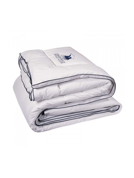 Greenwich Polo Club Duvet Single with Microfiber Filling 160x220cm 2346 White 350 GSMGsm 11 togs Togs