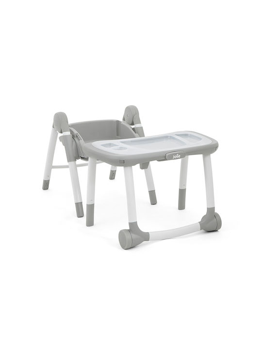 Joie Multiply Foldable Baby Highchair 6 in 1 with Adjustable Height Gray