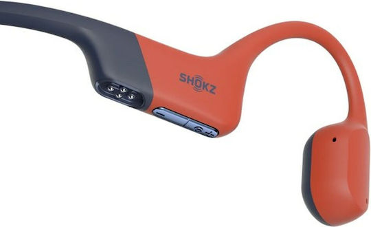Shokz OpenSwim Pro S711 Bone Conduction Bluetooth Handsfree Ακουστικά με Αντοχή στον Ιδρώτα Κόκκινα