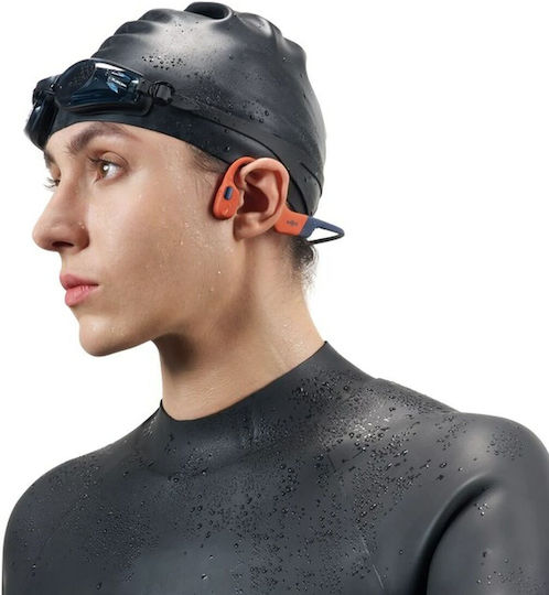 Shokz OpenSwim Pro S711 Bone Conduction Bluetooth Handsfree Ακουστικά με Αντοχή στον Ιδρώτα Κόκκινα