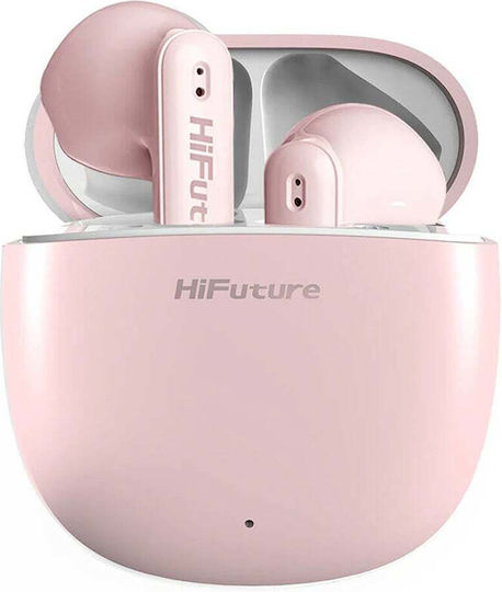 HiFuture Colorbuds 2 Bluetooth-Freisprecheinrichtung Kopfhörer mit Schweißresistenz und Ladeetui Rosa