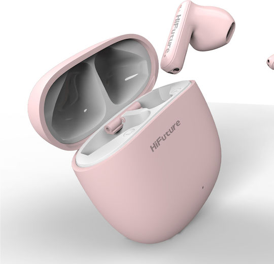 HiFuture Colorbuds 2 Bluetooth-Freisprecheinrichtung Kopfhörer mit Schweißresistenz und Ladeetui Rosa