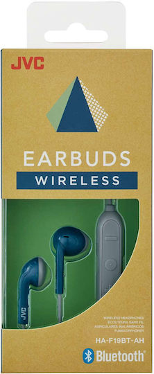 JVC HA-F19BT Earbud Bluetooth Handsfree Ακουστικά Μπλε