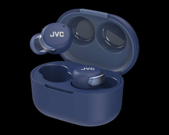 JVC HA-A30T In-ear Bluetooth Handsfree Earphones with Sweat Resistance and Charging Case Blue