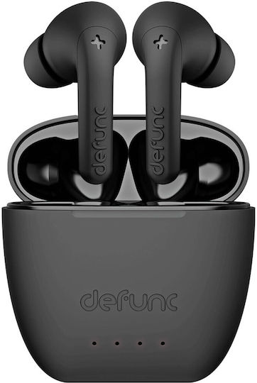 Defunc True Audio In-ear Bluetooth Handsfree Earphones with Sweat Resistance and Charging Case Black