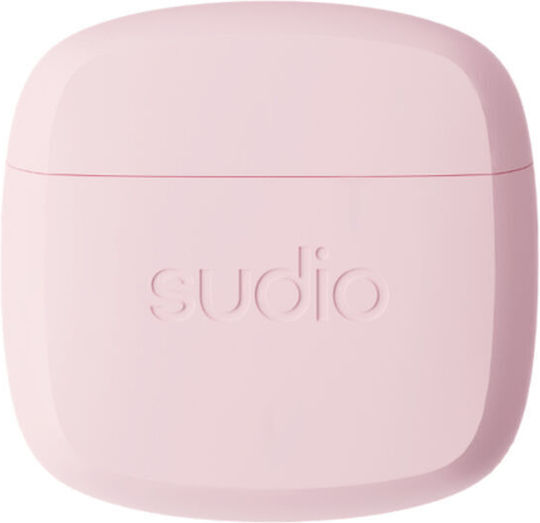 Sudio TWS N2 In-Ear Bluetooth-Freisprecheinrichtung Kopfhörer mit Schweißresistenz und Ladeetui Rosa