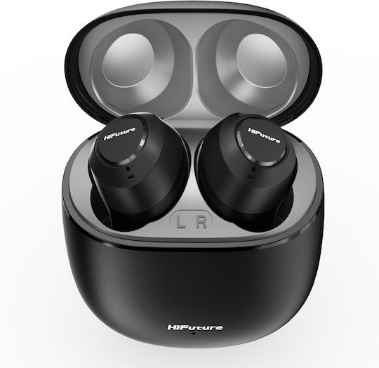 HiFuture Olymbuds3 Bluetooth Handsfree Ακουστικά με Θήκη Φόρτισης Μαύρα
