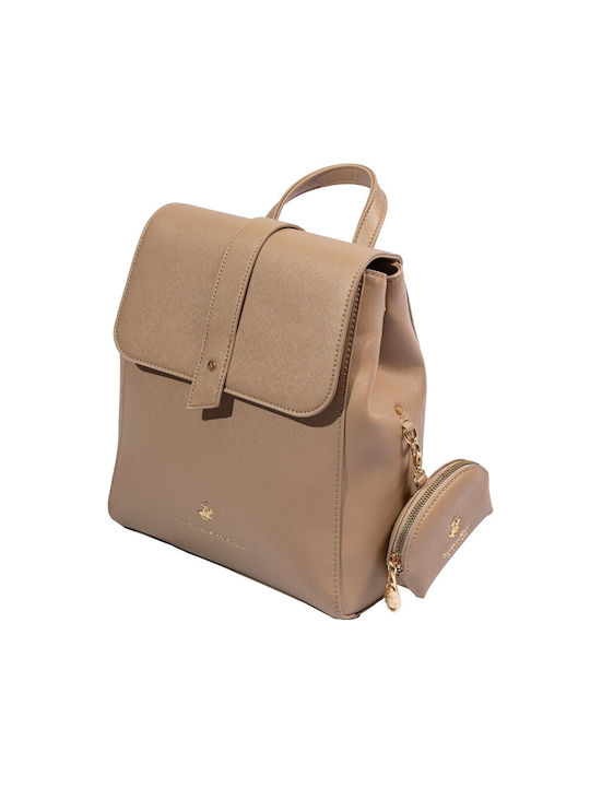 Beverly Hills Polo Club Women's Bag Backpack Beige