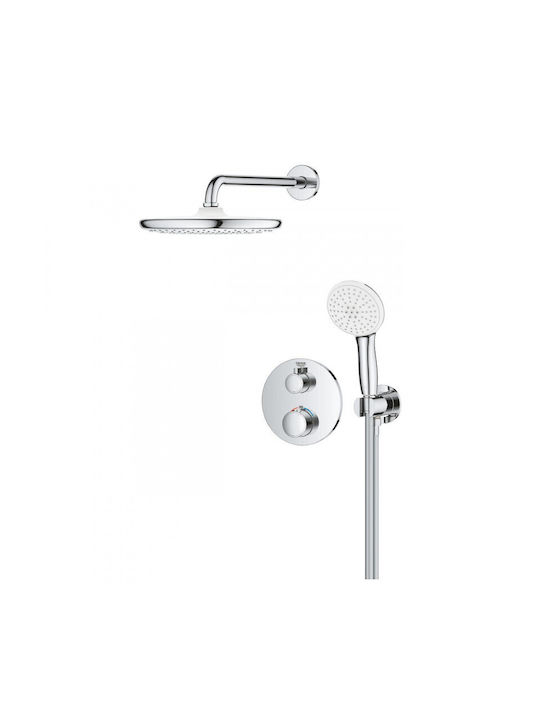 Grohe Grohtherm Tempesta 250 Duschsystem Eingebauter Thermostatmischer Innenkörper Duschkopf Handbrause Zubehör