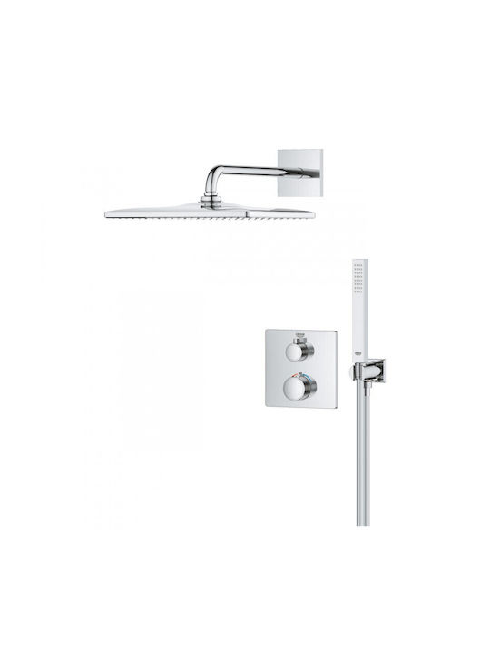 Grohe Grohtherm Rainshower Mono 310 Cube Duschsystem Eingebauter Thermostatmischer Innenkörper Duschkopf Handbrause Zubehör