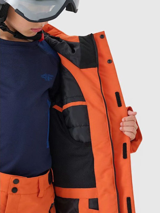 Kids' Casual Jacket with Hood Orange