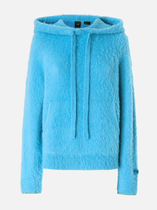 Bobtail Women's Long Sleeve Sweater with Hood Ciel