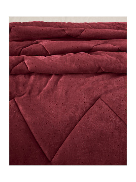 Guy Laroche Duvet Cover Set Queen 220x240cm Drops Wine