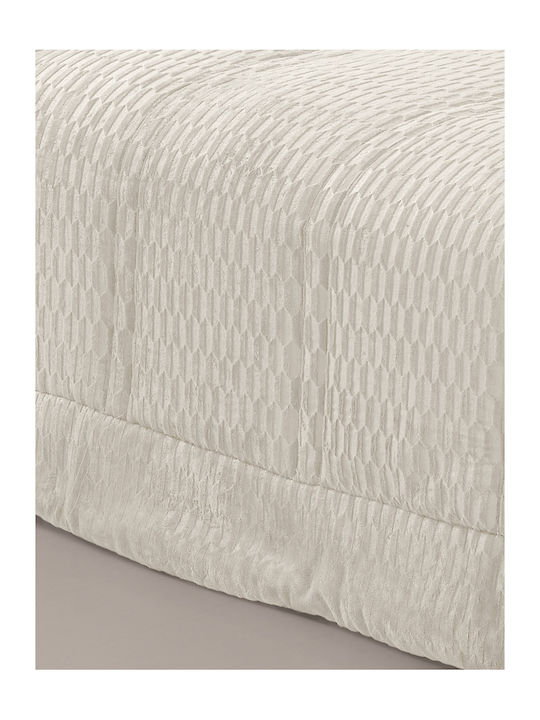 Guy Laroche Bettbezug Einzelbett 160x240cm Gali Ivory