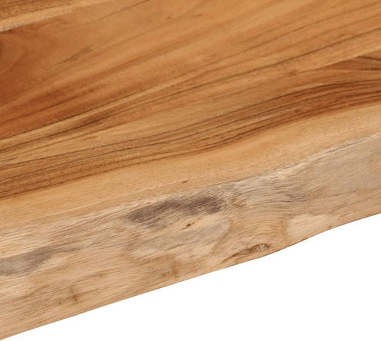 Ράφι Live Edge Καφέ 40x30x2.5εκ.
