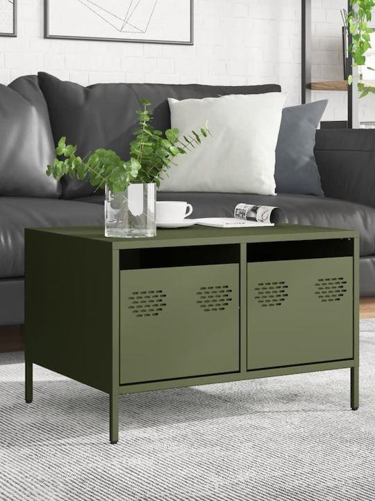 Metal TV Stand Olive Green M68xP50xH43.5cm