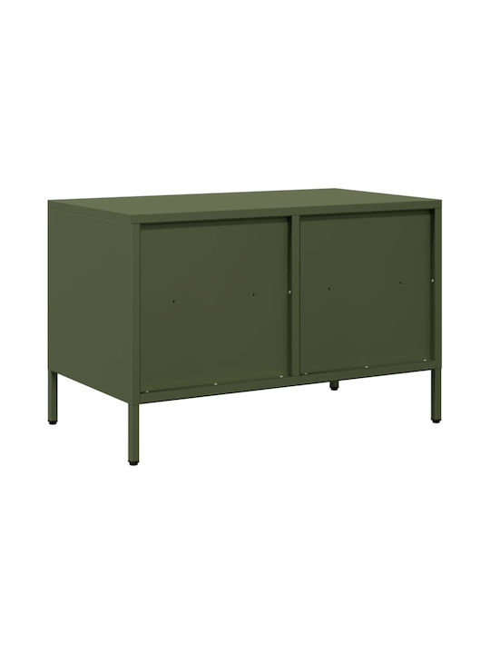 vidaXL TV-Ständer Metall Limette M68xT39xH43.5cm