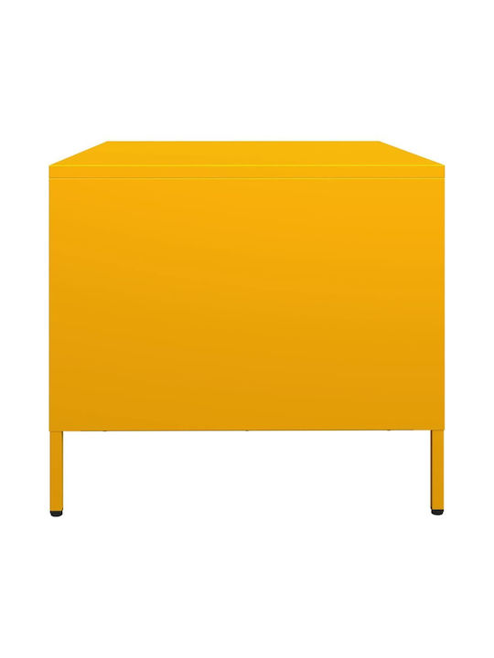 TV-Ständer Metall Senfgelb M68xT50xH43.5cm