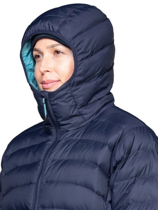 Късо Дамско Puffer Якето за Зима Черно