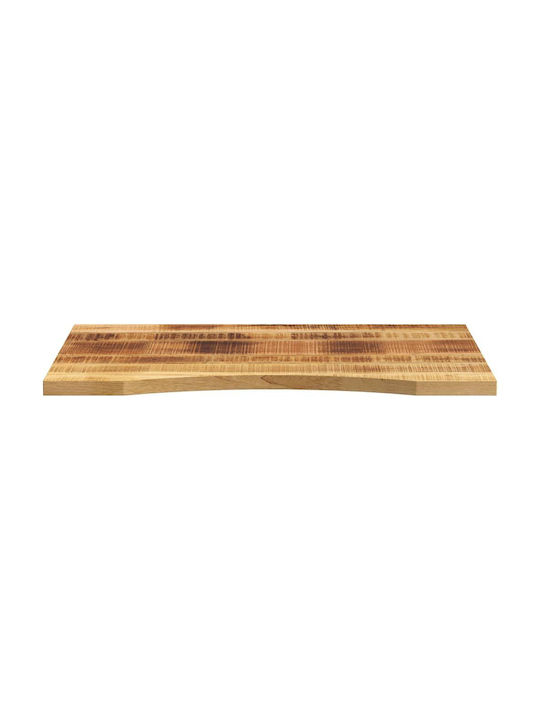 vidaXL Office Desk Surface made of Solid Wood Brown 80x60x2.5cm 370184 1pcs