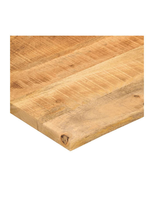 vidaXL Office Desk Surface made of Solid Wood Brown 80x60x2.5cm 370184 1pcs