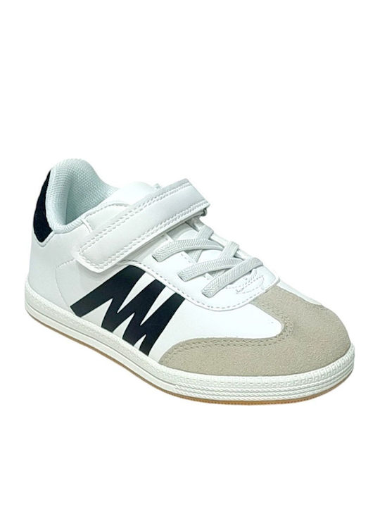 Παιδικά Sneakers με Σκρατς Λευκά