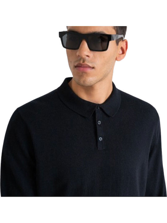Long Sleeve Sweater Black MMSW01491 YA200081 9000