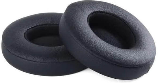 Set 2 Edman Ear Cushions Beats Solo 3 Solo 2 Wireless On-ear Faux Leather Black