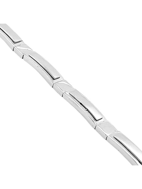 Xryseio Дамско Гривна от Бяло злато 14K