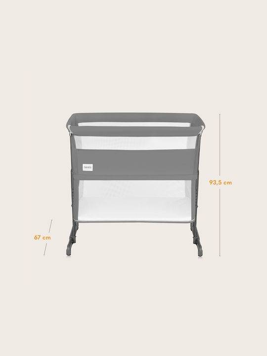 Lionelo Люлка Thomi Plus с Матрак и Колела Gray Concrete