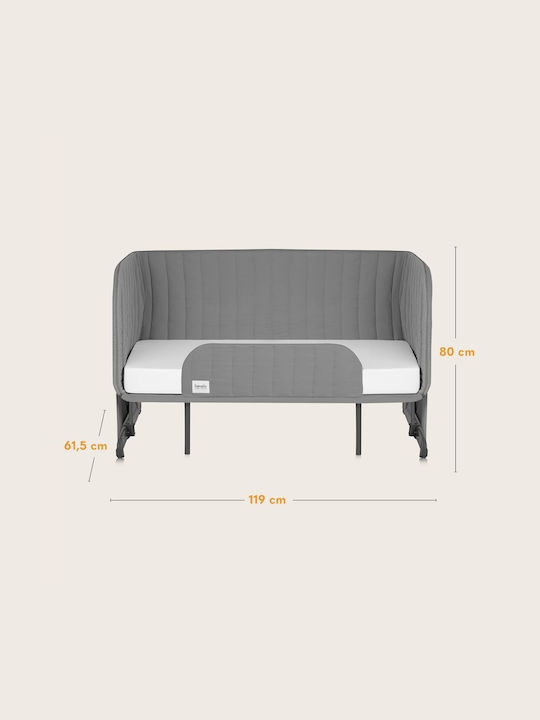 Lionelo Люлка Thomi Plus с Матрак и Колела Gray Concrete