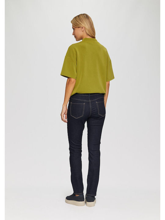 Red Label Γυναικείο Jean Παντελόνι Mid Rise σε Slim Εφαρμογή μπλε