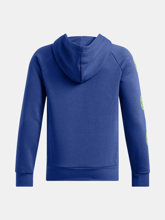 Under Armour Fleece Kids Sweatshirt Blue Rival