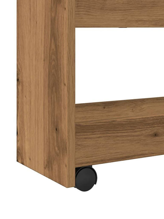 vidaXL Τρόλεϊ Κουζίνας Ξύλινο 4 Θέσεων Καφέ 60x20x82cm