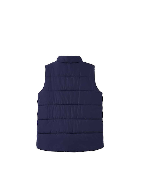 Zippy Kids Casual Jacket Sleeveless with Lining Blue