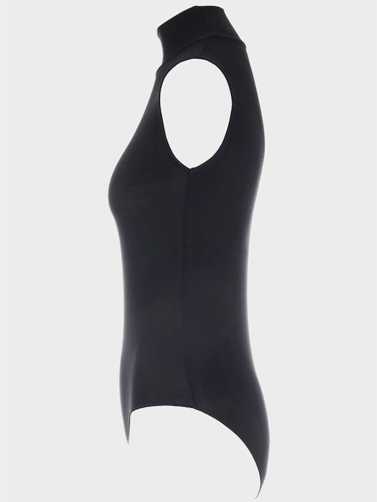 G Secret Turtleneck Bodysuit Black